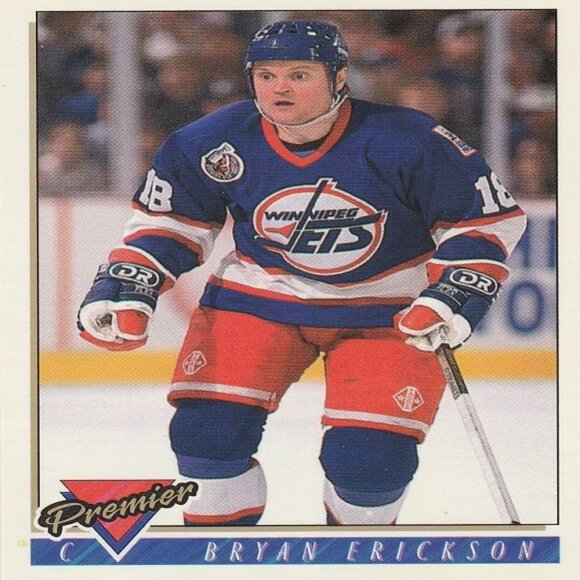 Bryan Erickson - Winnipeg Jets NHL Hockey Card Collection - Picture 2 of 3